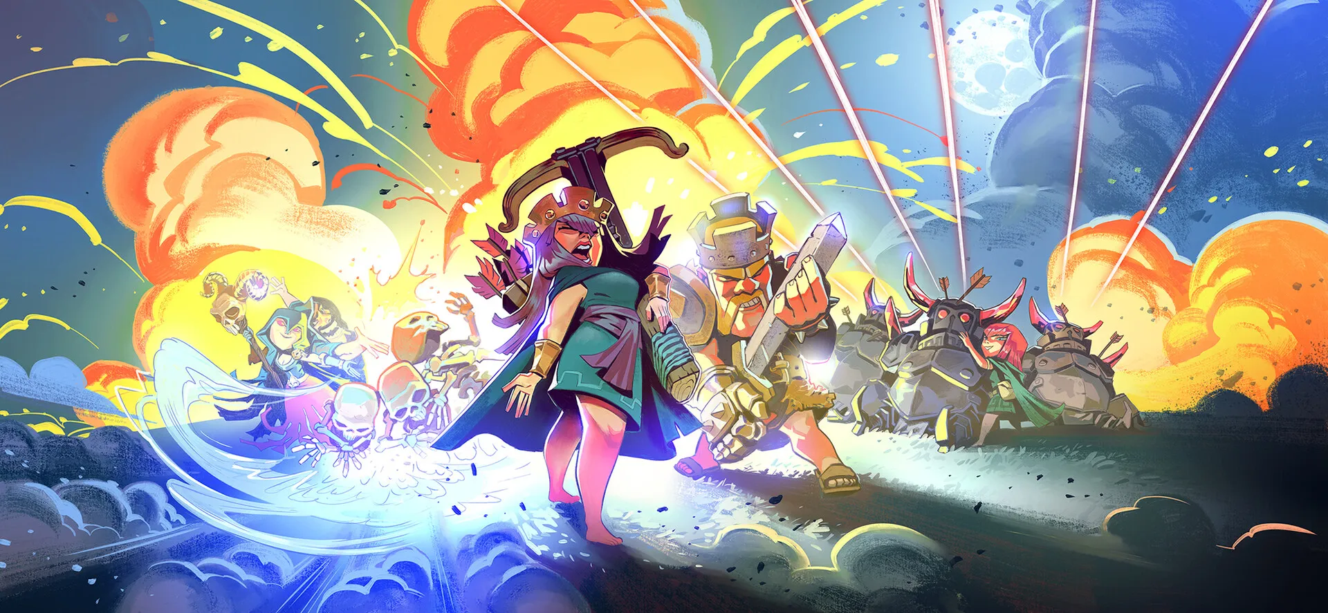 Clash of clans banner artwork