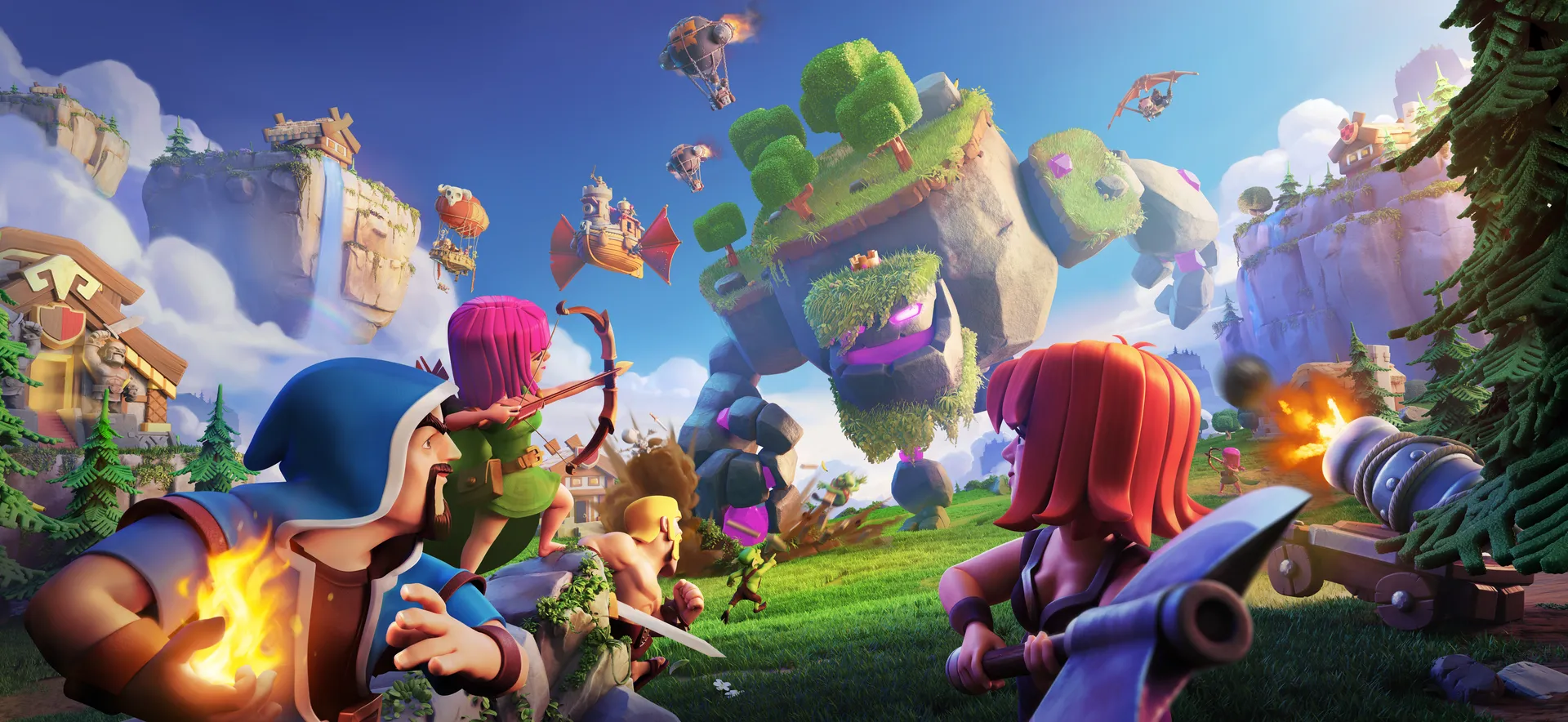 Clash of clans banner artwork
