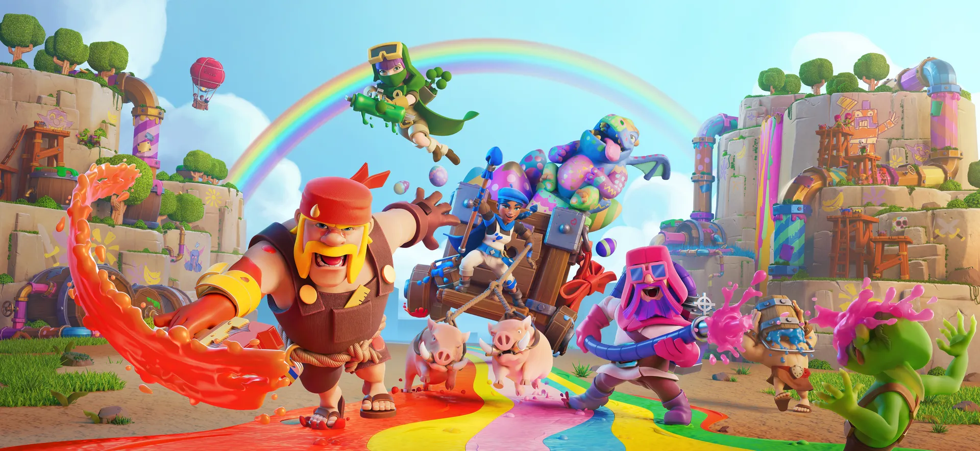Clash of clans banner artwork